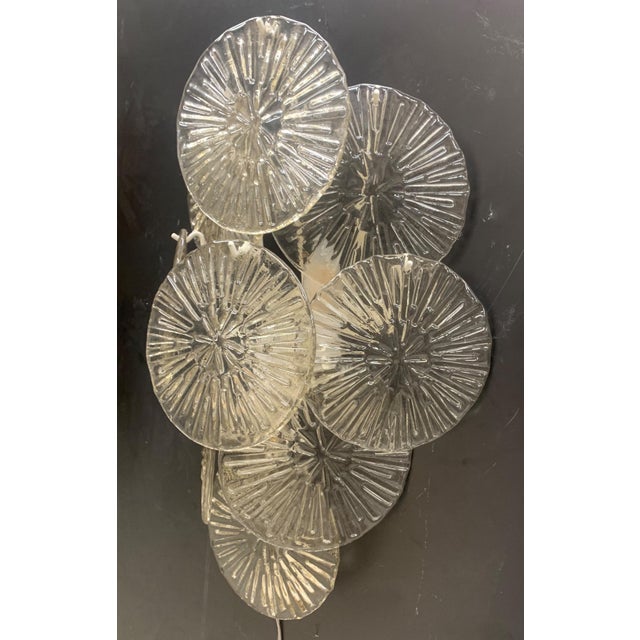 Wall Lamps from Mazzega, 1970, Set of 2 For Sale - Image 3 of 6