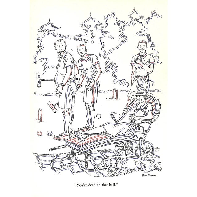 "Croquet: Rules and Strategy for Home Play" 1957 Brown, Paul For Sale - Image 14 of 15