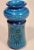 A stunning Italian Bitossi pottery vase in Rimini Blue, circa 1950. This is a fabulous vase in excellent condition. The...