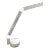 Contemporary White Fade Articulating Adjustable Task Light Lamp For Sale