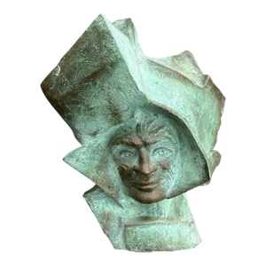 Italian Modern Bronze Bust