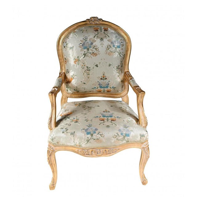 Traditional Set of French Gilt Empire Armchairs, Set of 2 For Sale - Image 3 of 9