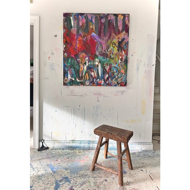 2020s Chic and Bold Modern Abstract Painting For Sale - Image 5 of 9