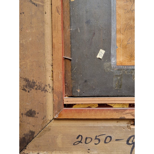 Antique Early 1900s Oil on Panel of a Venetian Market Scene by m.s. Loresen (?) For Sale - Image 17 of 17