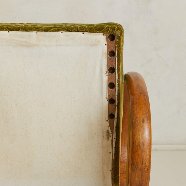 Art Deco Bentwood Reclining Armchair Attirbuted to Pancota Vienna for Thonet, 1920s For Sale - Image 13 of 18