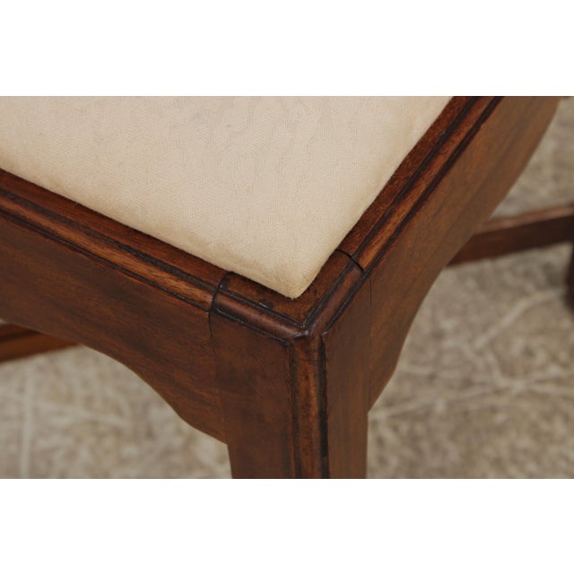Brown Hickory Chair Company Chippendale Mahogany Corner Chair For Sale - Image 8 of 15