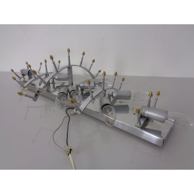 Large Crystal Glass Flush Mount from Kinkeldey, Germany, 1970s For Sale - Image 10 of 18