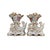 White French Cornucopia Vases in Porcelain, 1800s, Set of 2 For Sale - Image 8 of 8