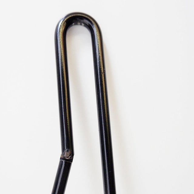 Vintage Black Metal Fire Set by Ann Maes, 1970s, Set of 5 For Sale - Image 12 of 15