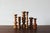 Scandinavian Wooden Candleholders, Set of 6 For Sale - Image 4 of 4
