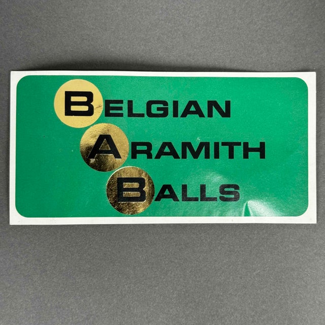 Vintage 70s Aramith Belgian Billiard 2 1/4" Pool Ball Set W/ Box & 9 Ball Rack - Set of 16 For Sale - Image 10 of 11