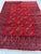 Textile Red Turkmen Bokhara Hand-Knotted Wool Rug - 7'1" X 9'8" For Sale - Image 7 of 11