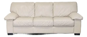 Italsofa 3-Seat Sofa in Beige Leather