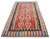 1980s Vintage Handwoven Turkish Oushak Kilim Flat Weave Rug Boho Farmhouse Decor - 4′5″ × 7′8″ For Sale - Image 5 of 14