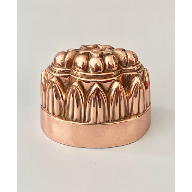 19th C Antique English Copper Jelly Mold For Sale In San Francisco - Image 6 of 16