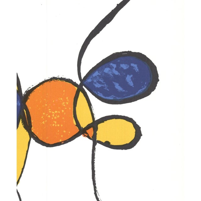 Alexander Calder 1974 Alexander Calder 'Spirales' Surrealism Multicolor France Lithograph For Sale - Image 4 of 5