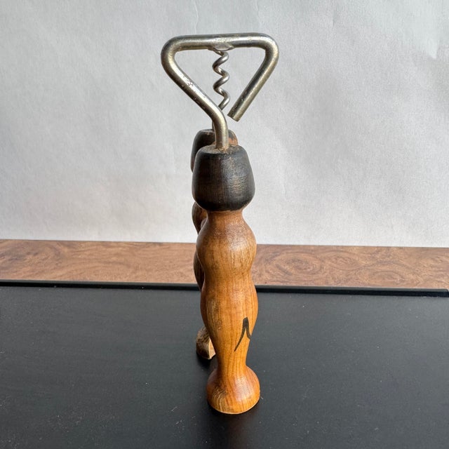 Mid-Century Modern 1960s Mid Century Modern Nude Male and Female Wooden Bar Tools- A Pair For Sale - Image 3 of 8