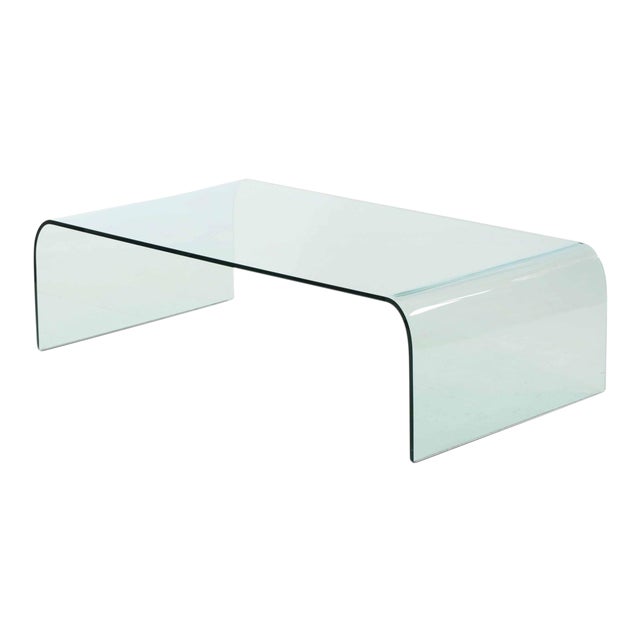 Angelo Cortesi for Fiam Italia Modern Waterfall Glass ...