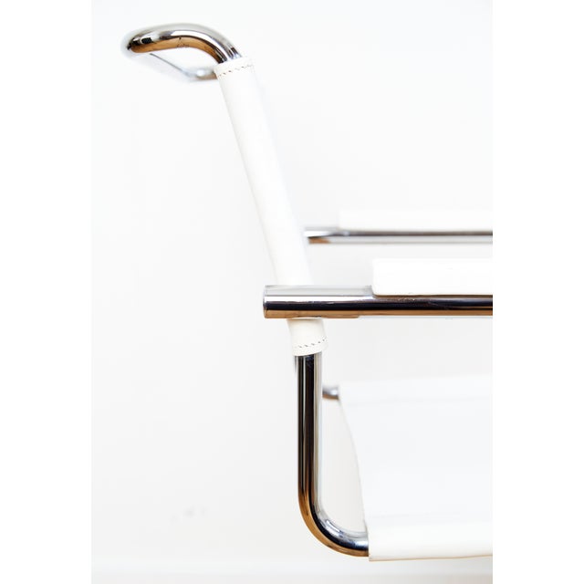 Vintage Model S34 Armchair by Mart Stam for Thonet, 1970s, Set of 4 For Sale - Image 14 of 18