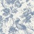 Sample- Schumacher Birds Of Paradise Fabric in Blue For Sale