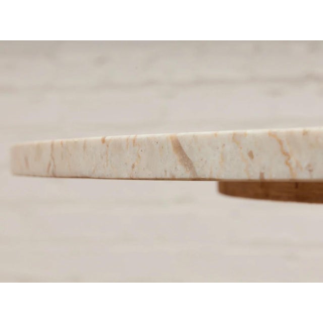 Mid 20th Century Travertine Tulip Dining Table For Sale - Image 9 of 11
