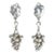 Vintage Georg Jensen Sterling Silver "Grapes" Screwback Earrings No. 40 - 2 Pieces For Sale