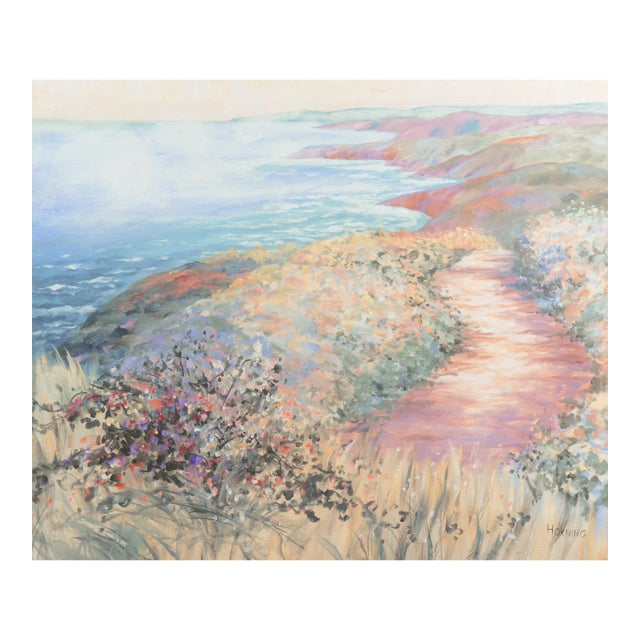 'Coastal Mist' by Elizabeth Horning, Woman Artist, Carnegie Foundation, Rhode Island School of Design For Sale
