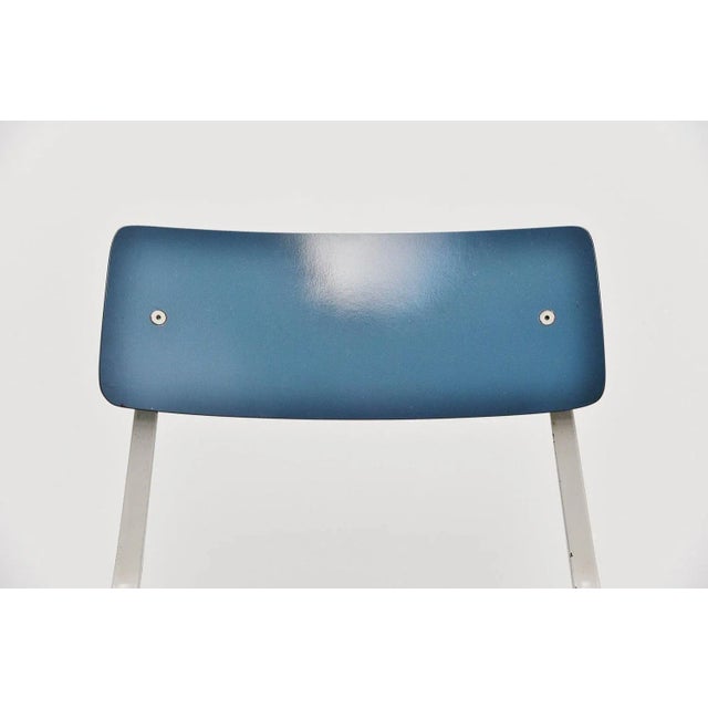 Revolt Folding Chair attributed to Friso Kramer for Ahrend De Cirkel, 1953 For Sale - Image 6 of 11