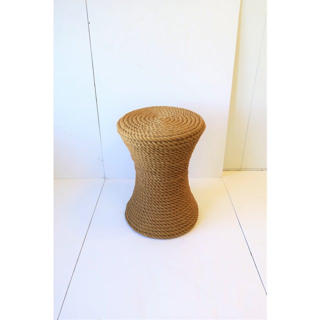Nautical Rope Round Side or End Table Chairish