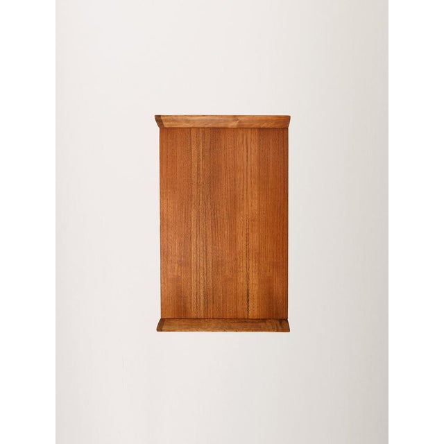 Small Scandinavian Teak Chest of Drawers, 1950s For Sale - Image 9 of 10