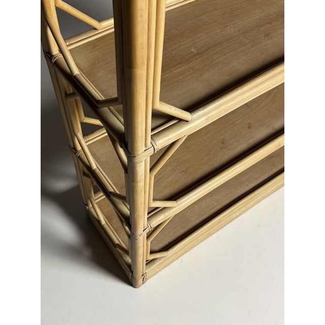 Vintage Bamboo Bookcase, France 1980 For Sale - Image 12 of 18
