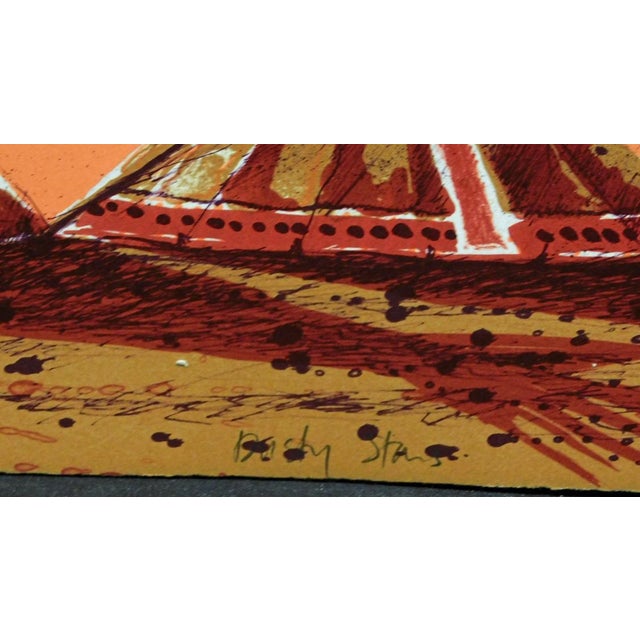 Larry Fodor "Dusty Stars St 1" Hand Signed & Numbered Limited Edition Lithograph For Sale - Image 4 of 7