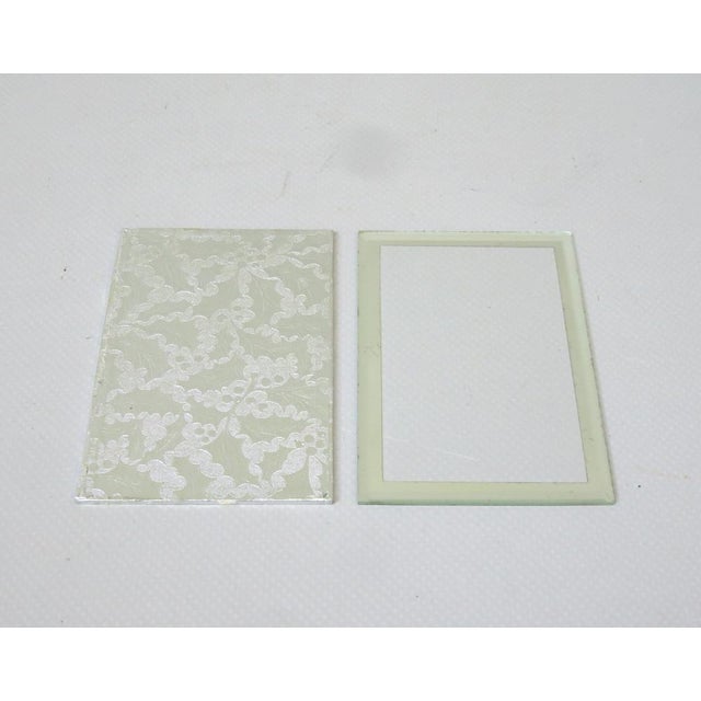 Art Deco Picture Frame in Glass & Aluminum, 1920s For Sale - Image 12 of 16