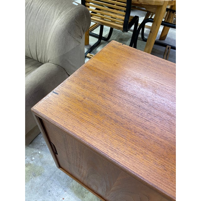 Danish Modern Teak Credenza or Console For Sale - Image 9 of 9