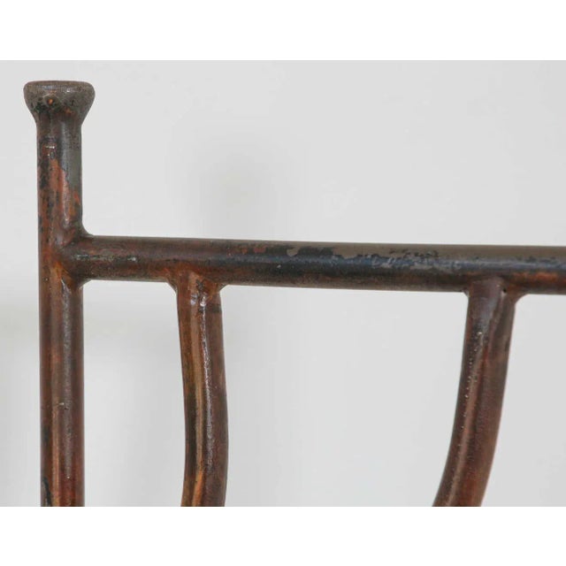 Set of 2 Spanish Revival Hand-Forged Wrought-Iron Barstools, Mexico, Circa 1990 For Sale - Image 12 of 14
