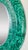 Wood Vintage Faux Malachite Round Beveled Glass Wall Mirror For Sale - Image 7 of 7
