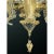 Mid-Century Modern Luxury Venetian Floreal Gold-Leaf Murano Glass Chandelier — Hand-Blown For Sale - Image 3 of 6