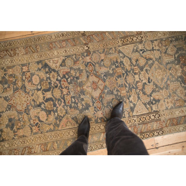 :: Allover covered field in a Herati design motif with scattered birds, animals and serpents hiding in the scene Abrashes...