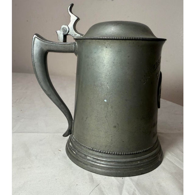 Antique 1905 Pewter College University Pennsylvania Class 8 Tankard Trophy Stein For Sale - Image 10 of 14