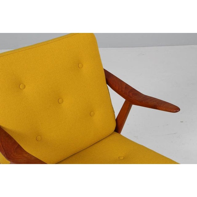 1960s Vintage Lounge Chair in Teak and Oak by H. Brockman Petersen for Komfort, 1960s For Sale - Image 5 of 8