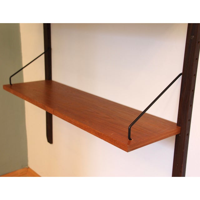 Mid-Century Royal System Wall Shelf by Poul Cadovius for Cado, Denmark, 1960s For Sale - Image 12 of 15