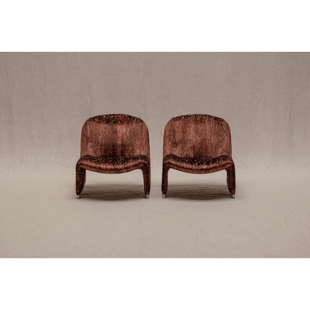 1970s Alky Lounge Chairs by Giancarlo Piretti for Artifort, 1970s, Set of 2 For Sale - Image 5 of 17