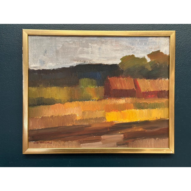 Olle Rhönnstad, Landscape, 1960s, Oil on Canvas, Framed For Sale - Image 17 of 18