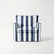 Sophie Conran Coco Armchair - Sea Holly Blue Wide Stripes with Knife Edge Cushion For Sale - Image 4 of 4