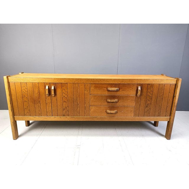 1960s Vintage Oak Sideboard, 1960s For Sale - Image 5 of 10