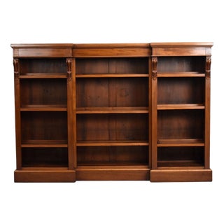 Victorian Open Bookcase in Mahogany, 1860 For Sale