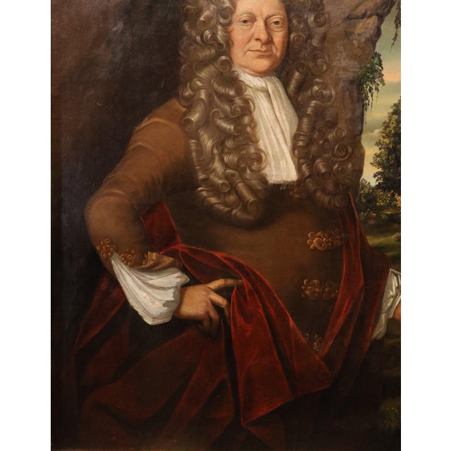 Jonathan Richardson, Portrait of Hans Sloane, 1740, Oil on Canvas, Framed For Sale - Image 10 of 16
