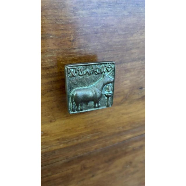 Wood Mid-Century Modern Semi-Circular Desk, 1970s For Sale - Image 7 of 18