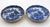 Chinese Late 18th Century Pair of Chinese Export Blue & White Sweetmeat Dishes For Sale - Image 3 of 6