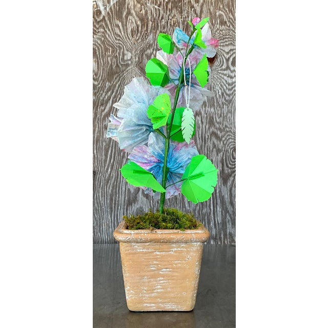 Contemporary Hand Rolled Paper Flowers For Sale In West Palm - Image 6 of 12